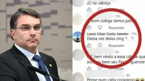 Homem é levado à delegacia após ameaçar Flávio Bolsonaro através das redes sociais; saiba detalhes