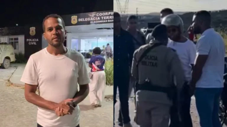 Candidato a deputado denuncia abuso de autoridade durante ato em Alagoinhas