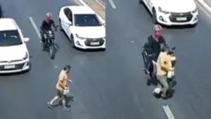 Tragédia: homem é atropelado por motociclista ao tentar atravessar via movimentada e m*rre no local