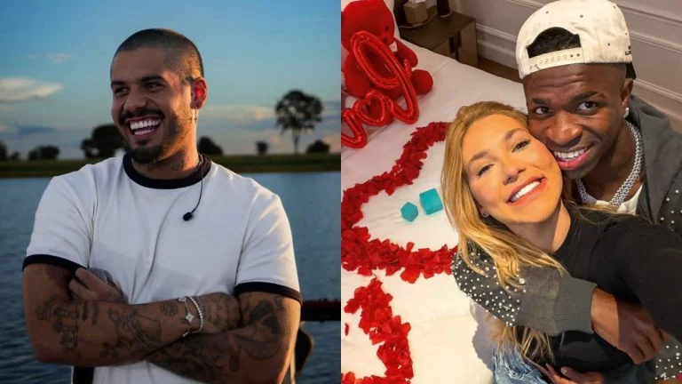 Zé Felipe dispara xingamentos em seu show após um fã supostamente mostrar uma foto de Vinicius Júnior; confira vídeo