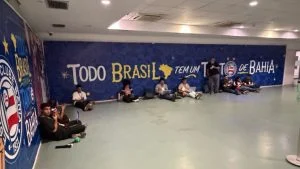 Jornalista dispara sobre zona mista da Arena Fonte Nova: “Não tem o básico!”