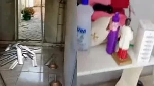Igreja é vandalizada e objetos religiosos são saqueados em Porto Seguro; veja vídeo