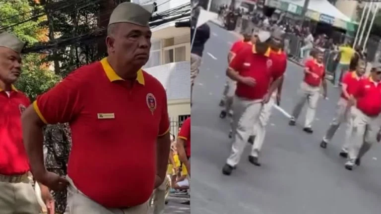 Vereador de Salvador passa mal durante desfile do 7 de Setembro no Campo Grande e cai no chão; confira vídeo