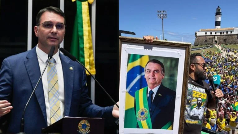 Deputado estadual anuncia visita de Flávio Bolsonaro a Salvador em setembro; saiba detalhes