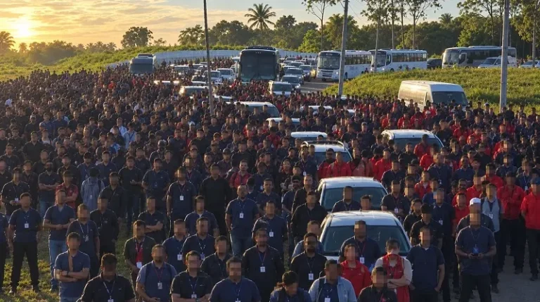 Sindicato reúne mais de 3.500 trabalhadores e ameaça greve na BYD caso não haja acordo