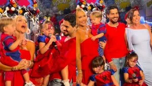Virginia e Zé Filipe celebram momento especial do filho e internautas elogiam postura do casal: “Eles são incríveis juntos”