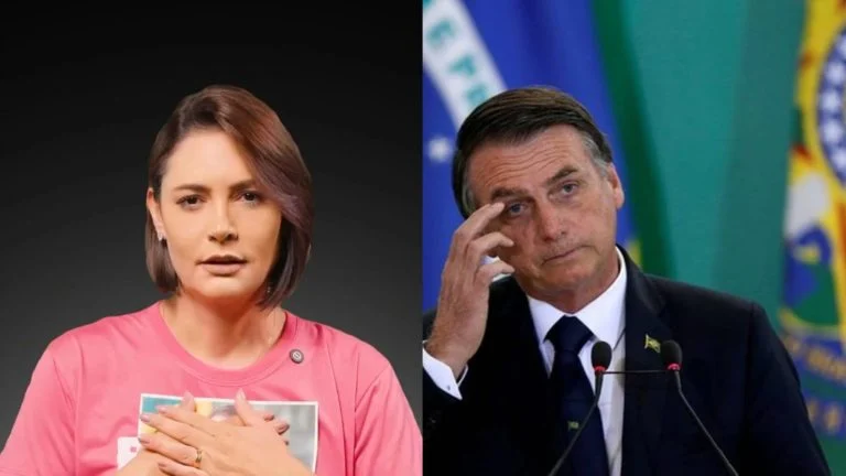 Michelle Bolsonaro posta vídeo contestando decisão do TRE DF sobre propaganda em que aparece ao lado do ex presidente: “Dói s