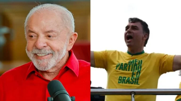 Pesquisa Atlaslntel aponta empate técnico entre Lula e Flávio Bolsonaro nas simulações de 1º e 2º turno para presidência