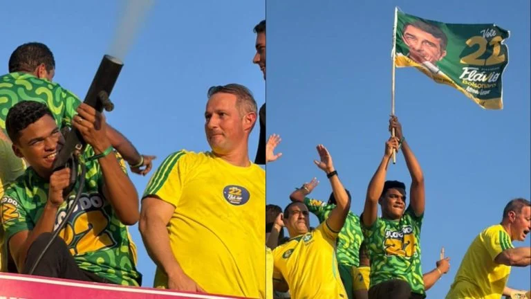 Após votação expressiva para Câmara, Sandro Filho participa de mobilização em apoio a Flávio Bolsonaro