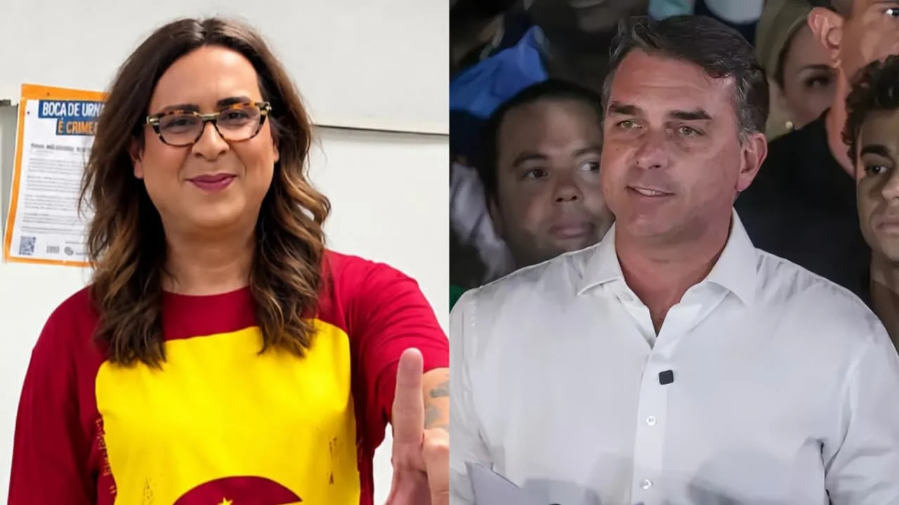 Deputada pede retenção de passaporte de Flávio Bolsonaro para evitar possível saída do senador do país: “O Brasil não pode co