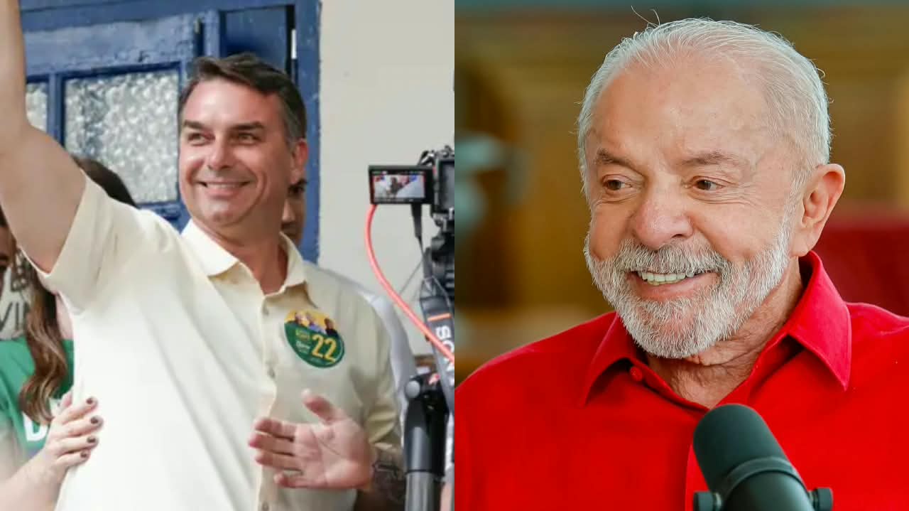 Eleições 2026: após primeira hora de apuração, Flávio Bolsonaro dispara na frente de Lula com 51,09%