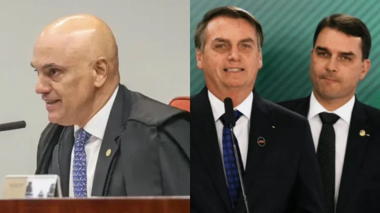 Moraes Jair Flavio Bolsonaro reprodução agencia brasil