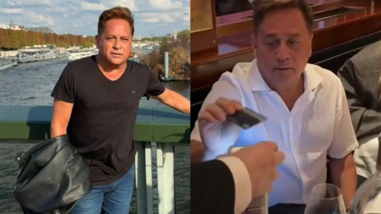 Leonardo protagoniza cena engraçada em restaurante na Europa: “Nunca passou um cartão na vida”