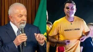Lula aparece com vantagem contra Flávio Bolsonaro em pesquisa divulgada pelo Real Time Big Data; cenário muda no 2° turno