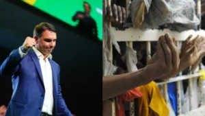 Flávio Bolsonaro mostra resultado das eleições em determinados presídios e dispara: “Como você acha que o estuprad*r votou?”