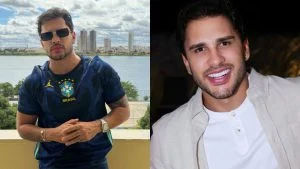 Ex namorado de Carlinhos Maia, Lucas Guimarães escorrega em escada enquanto mexe no celular; veja vídeo