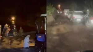 Ambulância com quatro pessoas é arrastada pela correnteza na zona rural de Queimadas; saiba detalhes