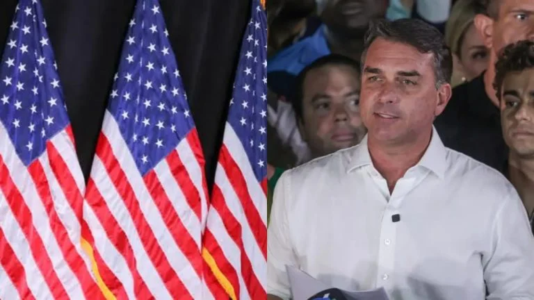 Flávio Bolsonaro anuncia coletiva nos Estados Unidos para esclarecer viagem ao exterior