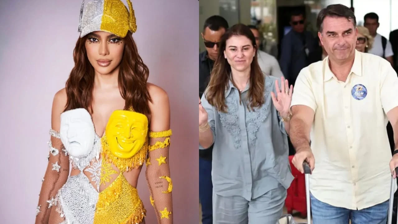 Anitta posta vídeo supostamente ironizando Flávio Bolsonaro e faz relação com seu próprio corpo: “Vim me autodeclarar sem cel