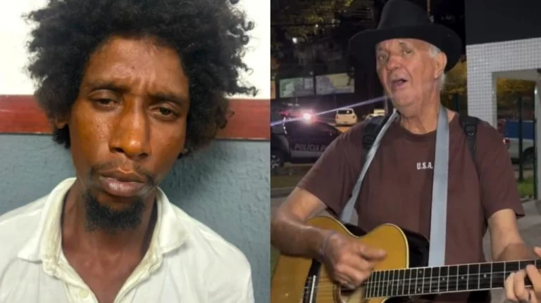 Ciclista é preso com drogas após colidir em viatura e cantor Zé Grilo protagoniza cena inusitada durante condução; assista