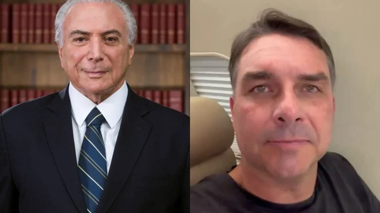 Michel Temer declara apoio a Flávio Bolsonaro e dispara: “A sociedade não quer fórmulas repetidas”