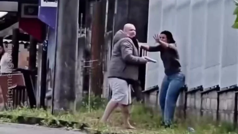 Impressionante: Mulher é feita refém em Santa Catarina e suspeito acaba baleado pela PM